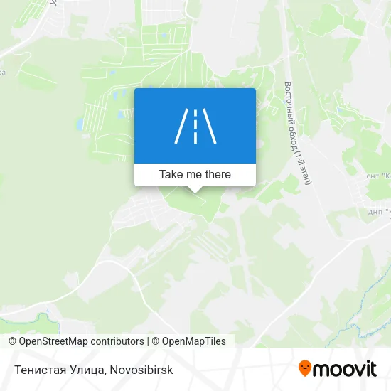 Тенистая Улица map