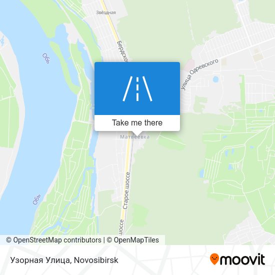 Узорная Улица map