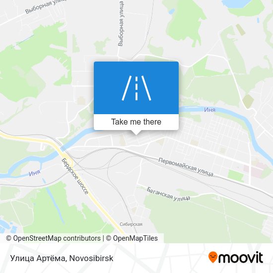 Улица Артёма map