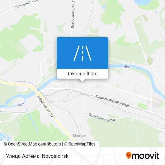 Улица Артёма map