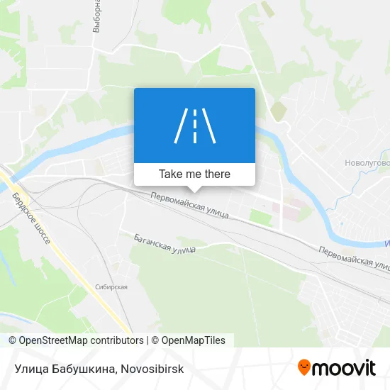 Улица Бабушкина map