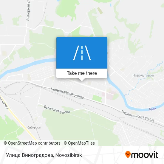 Улица Виноградова map