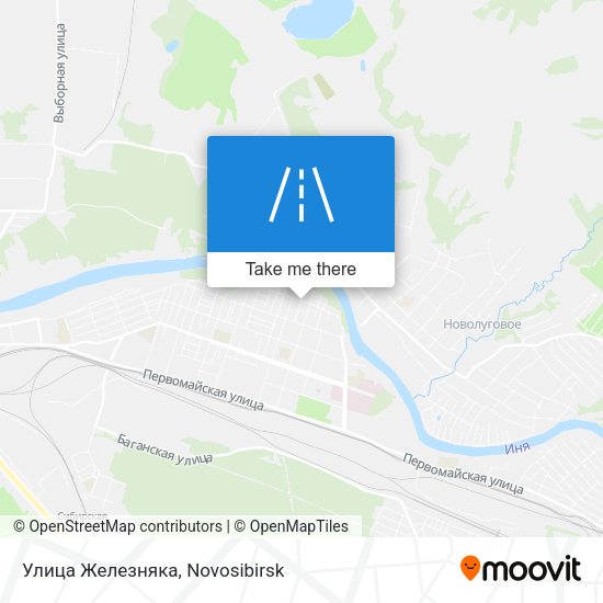 Улица Железняка map
