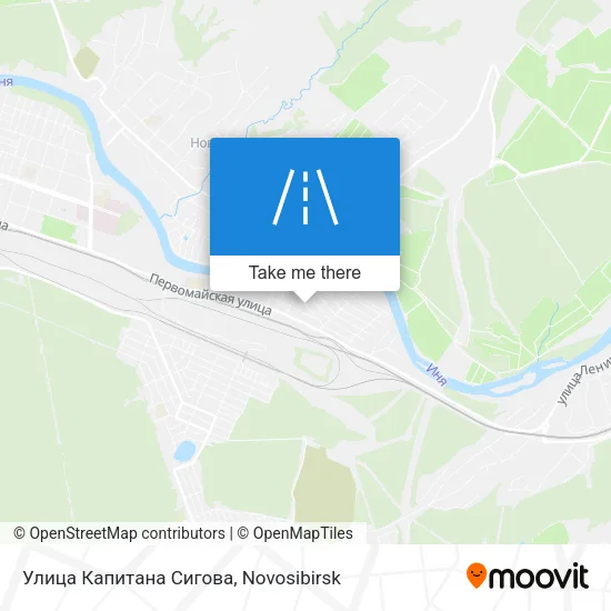 Улица Капитана Сигова map