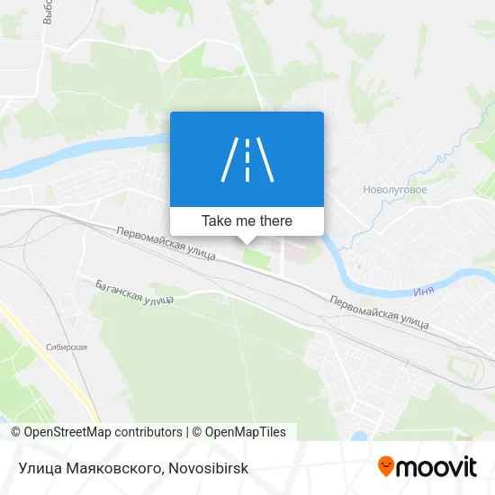 Улица Маяковского map