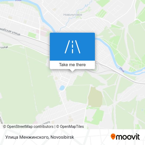 Улица Менжинского map