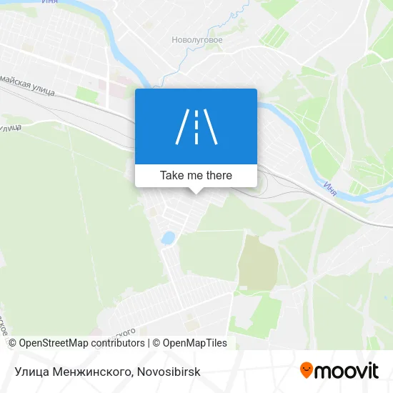 Улица Менжинского map