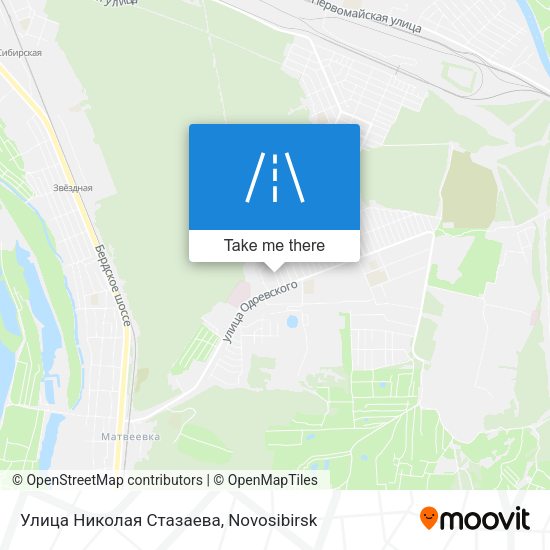Улица Николая Стазаева map
