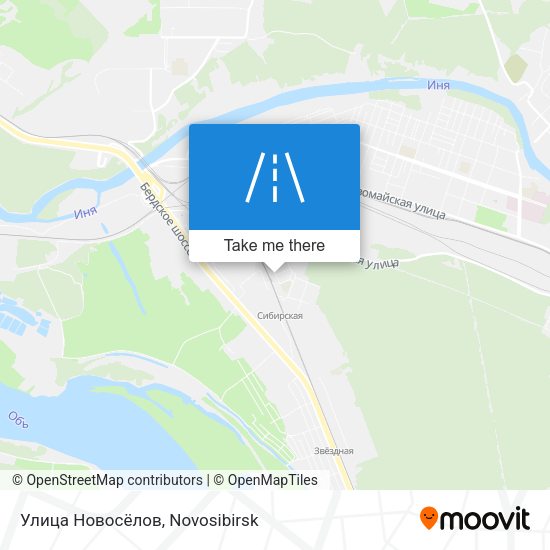 Улица Новосёлов map