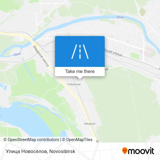 Улица Новосёлов map