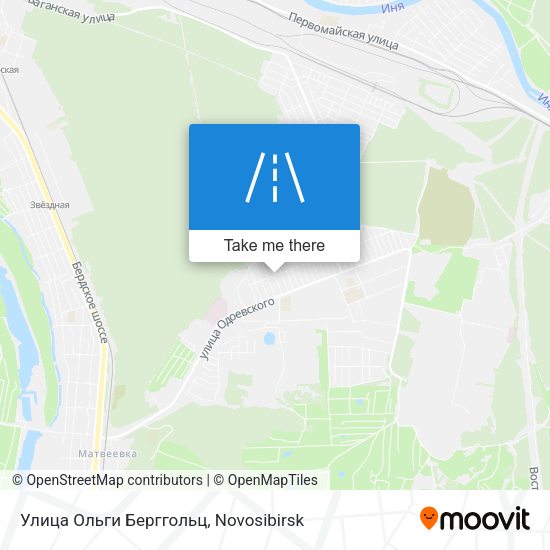 Улица Ольги Берггольц map