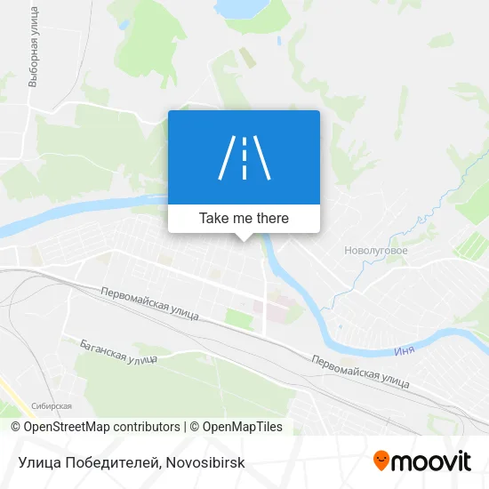 Улица Победителей map