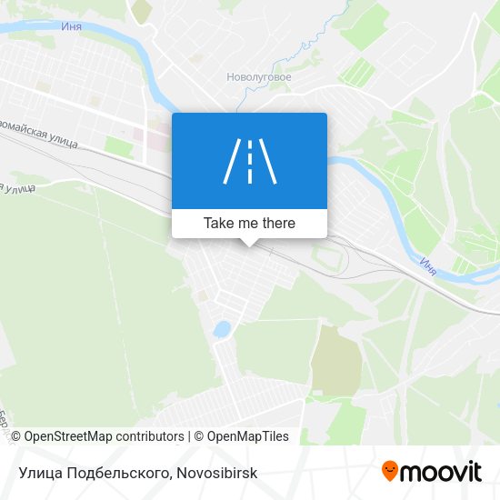 Улица Подбельского map