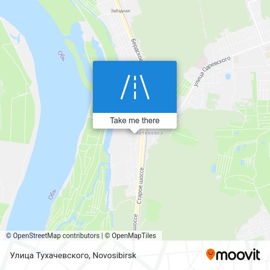 Улица Тухачевского map
