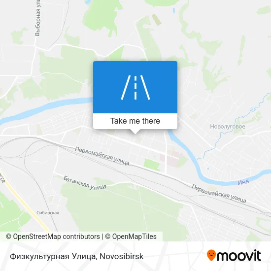 Физкультурная Улица map