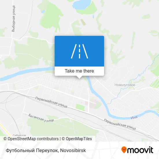 Футбольный Переулок map