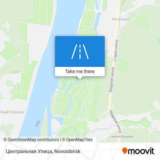 Центральная Улица map