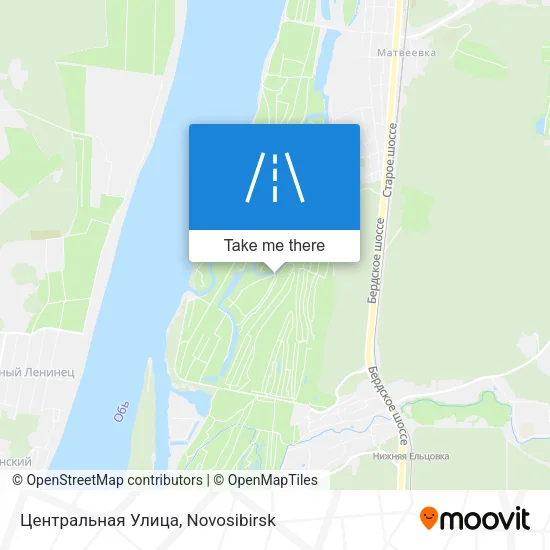 Центральная Улица map