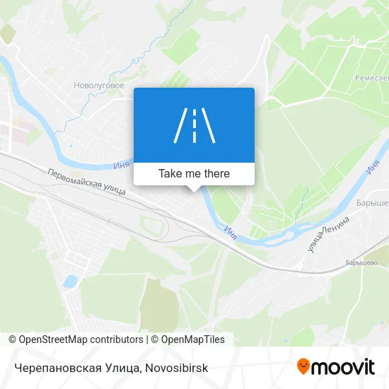 Черепановская Улица map