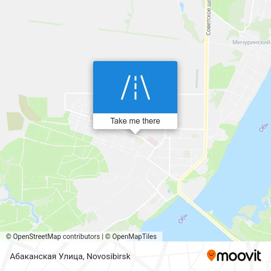 Абаканская Улица map