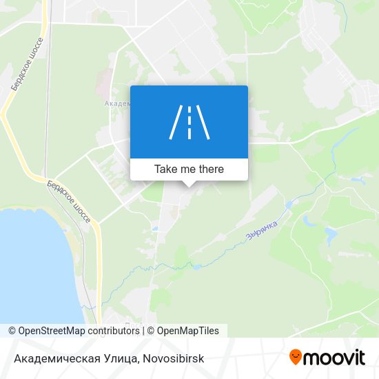 Академическая Улица map
