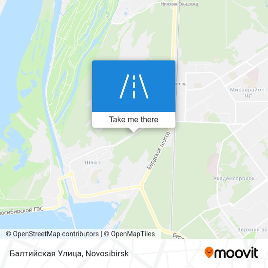 Балтийская Улица map