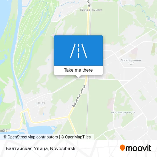 Балтийская Улица map