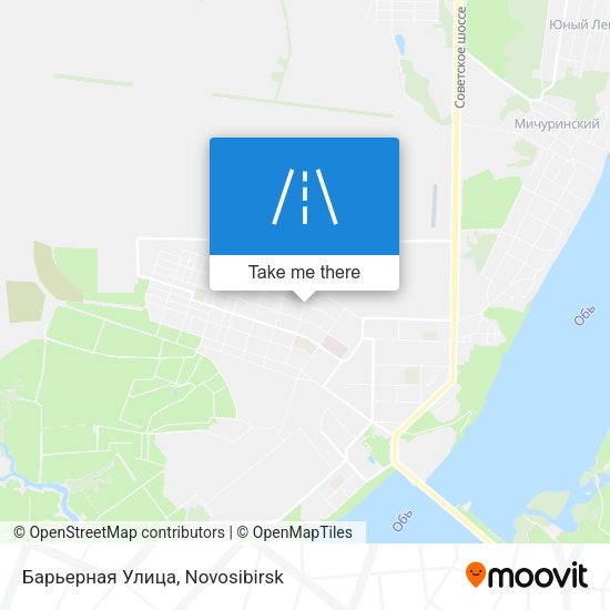 Барьерная Улица map