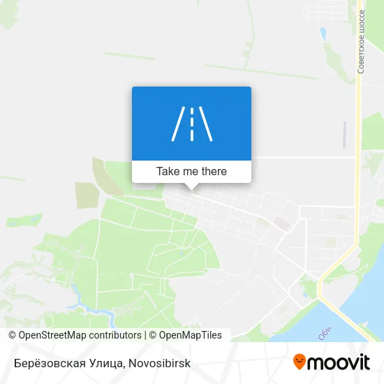 Берёзовская Улица map