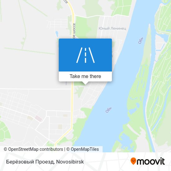 Берёзовый Проезд map