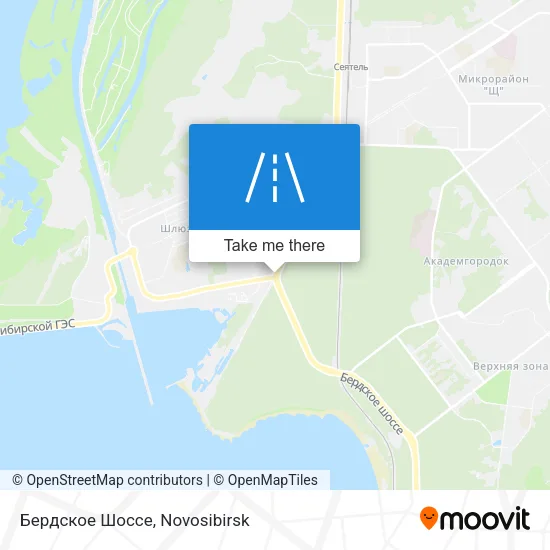 Бердское Шоссе map