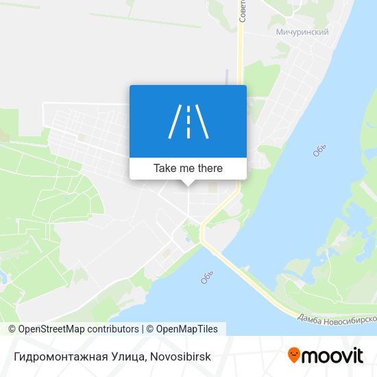 Гидромонтажная Улица map
