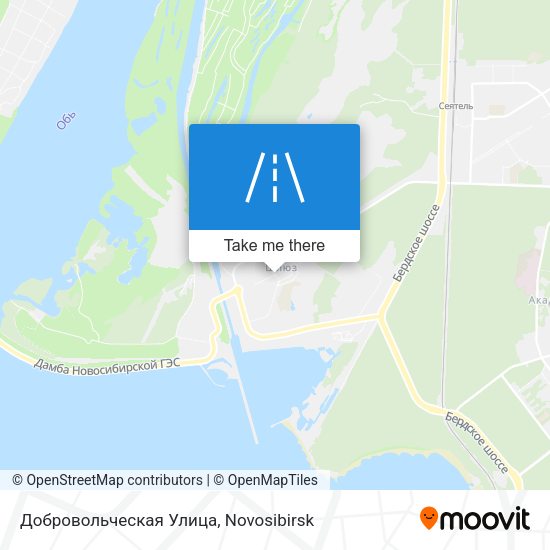 Добровольческая Улица map