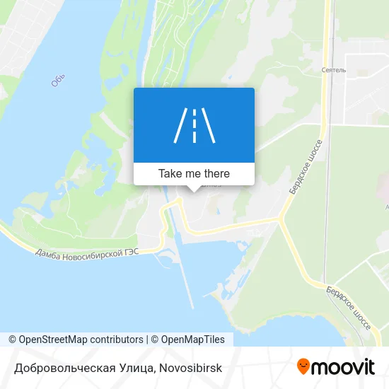 Добровольческая Улица map