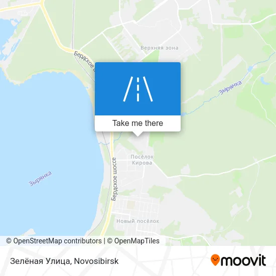 Зелёная Улица map