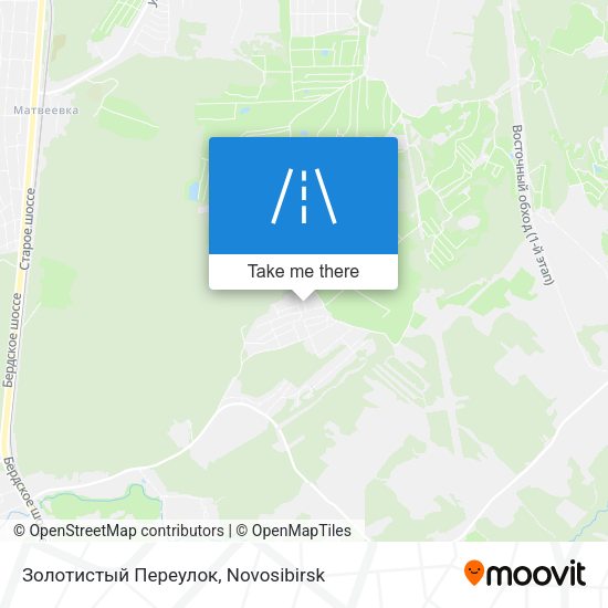 Золотистый Переулок map