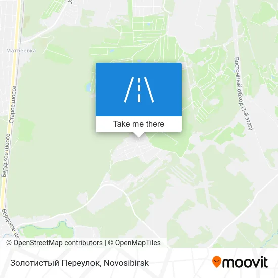 Золотистый Переулок map