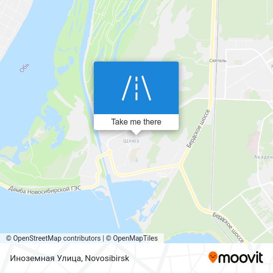 Иноземная Улица map