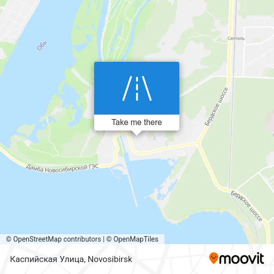 Каспийская Улица map