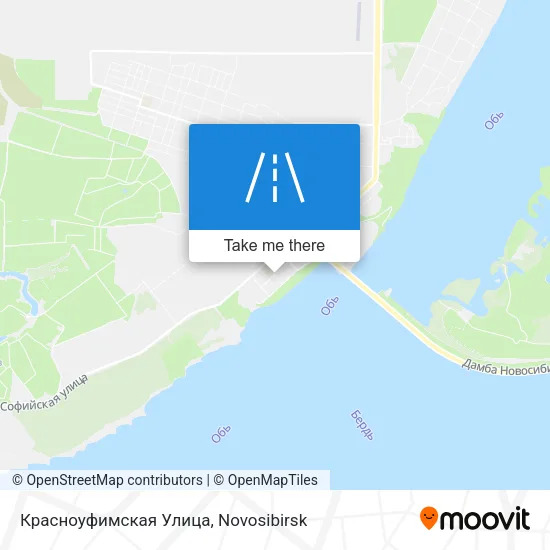 Красноуфимская Улица map