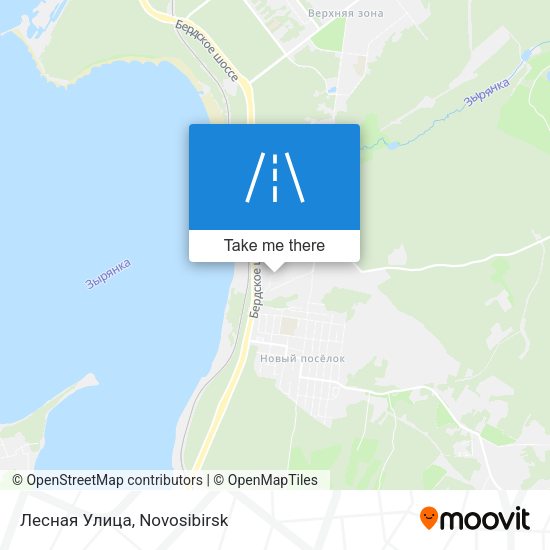 Лесная Улица map