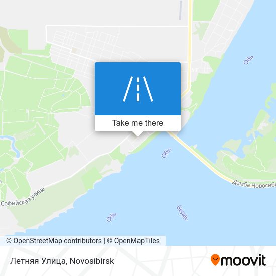 Летняя Улица map