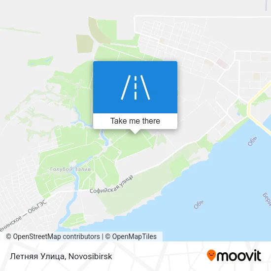 Летняя Улица map