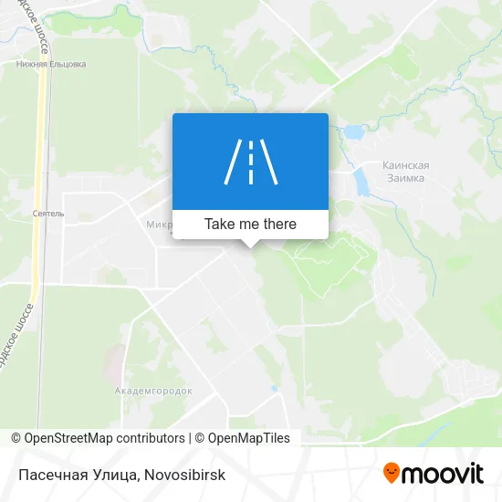 Пасечная Улица map