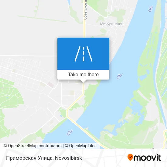 Приморская Улица map