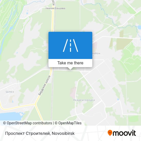 Проспект Строителей map