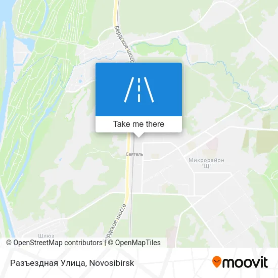 Разъездная Улица map