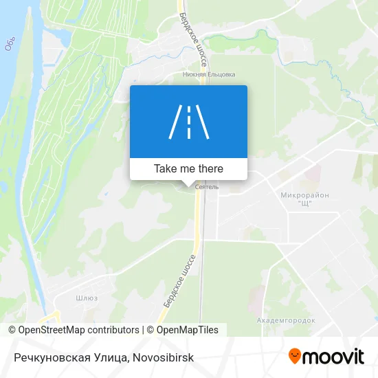 Речкуновская Улица map