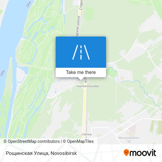 Рощинская Улица map