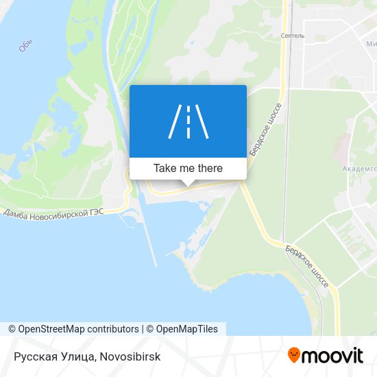Русская Улица map